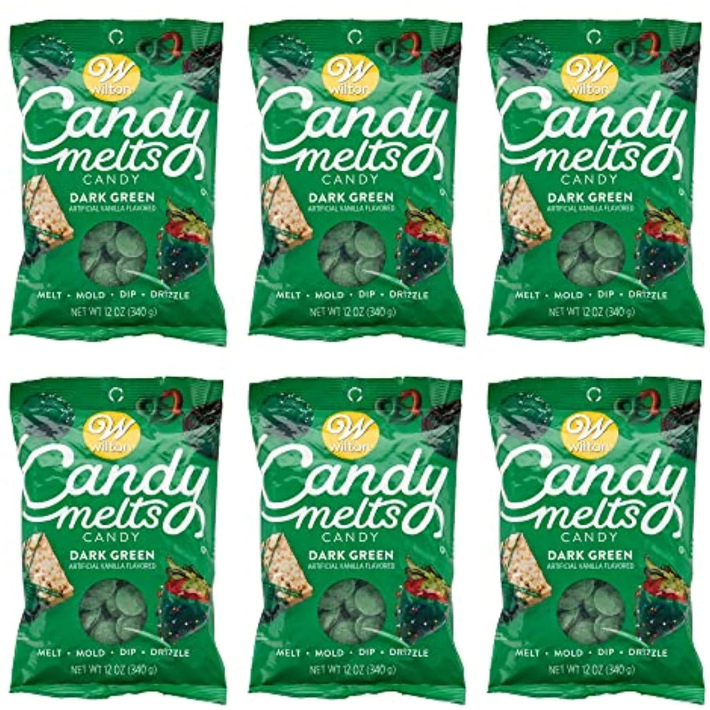 Dark Green Candy Melts 12 Oz Pack Of 6 C812897