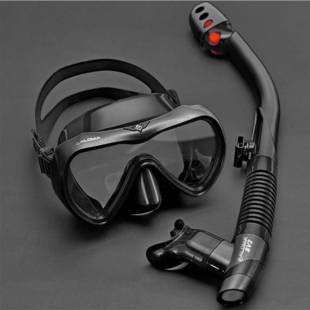 Leakproof Snorkel Set with Anti fog Goggles and Snorkel Tube C74990
