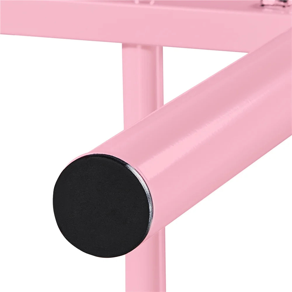 Pink Twin XL Metal Platform Bed N46112