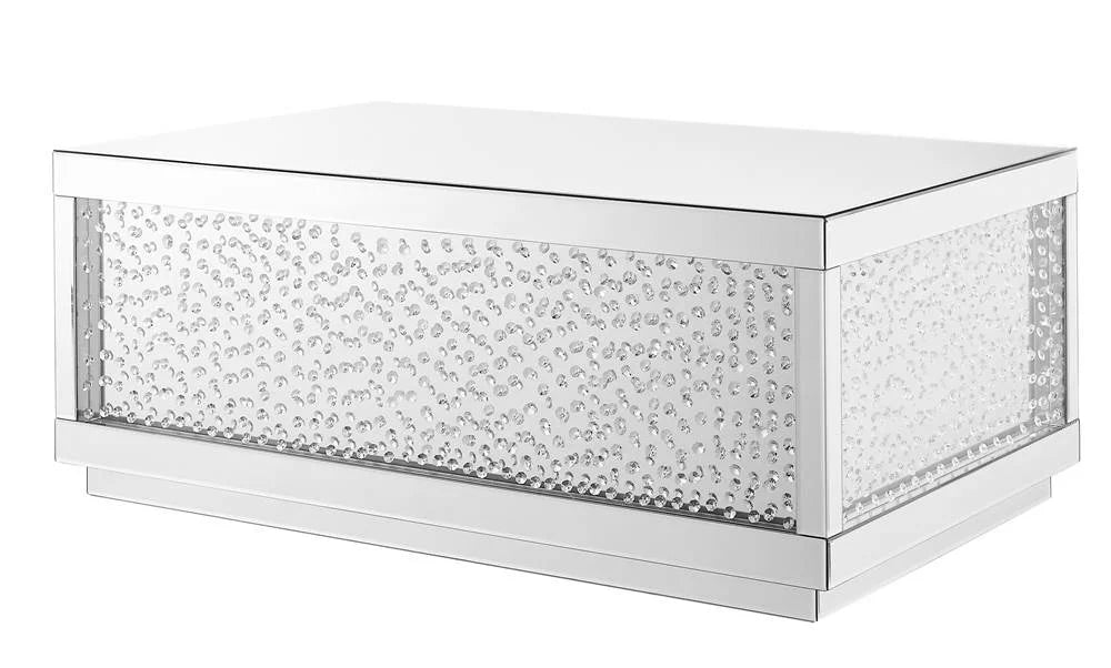 Clear Mirrored Accent Coffee Table Z37907