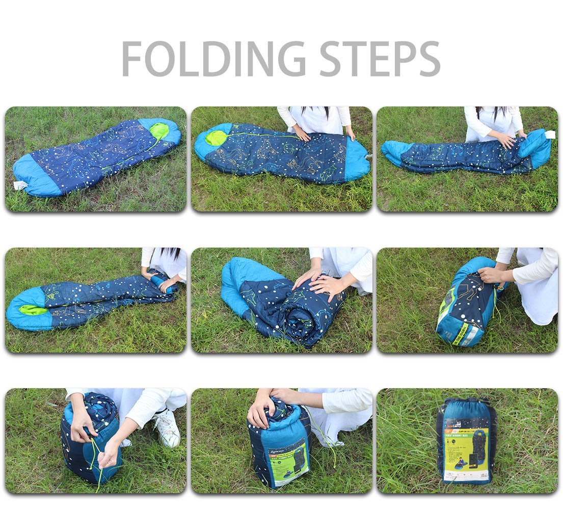 Glow-in-The-Dark Mummy Style Kids Sleeping Bag I8875