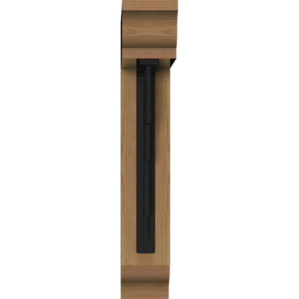 Eris Traditional Ironcrest Smooth Bracket, Western Red Cedar J18499