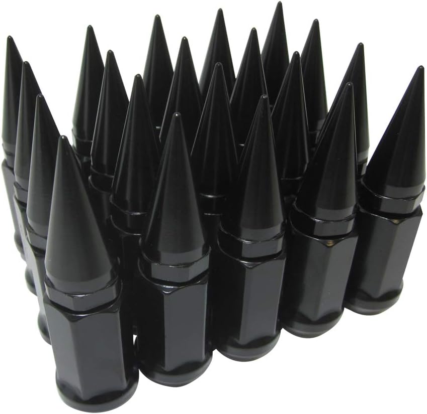 20 pc Purple Spike Lug Nut M12x1.25 Conical Seat Hex 3/4 in E994
