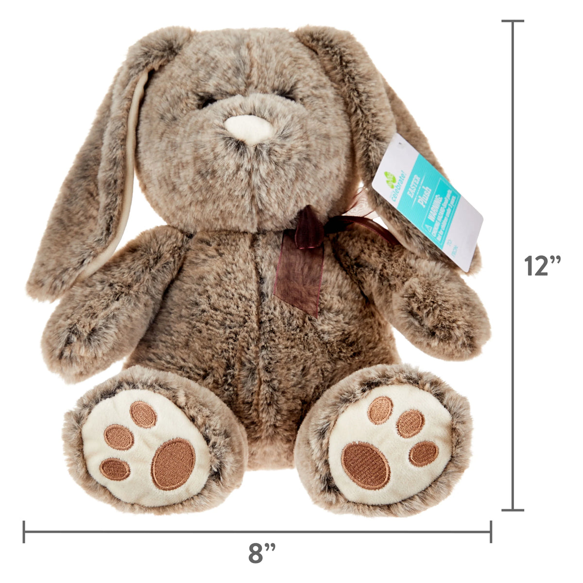 Medium Brown Bunny Plush 10 in G431