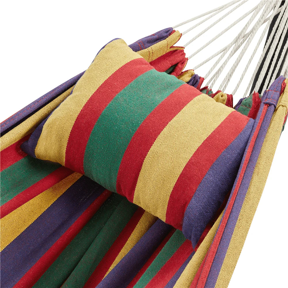 2-people Outdoor Hammock with Wheeled Stand E1839