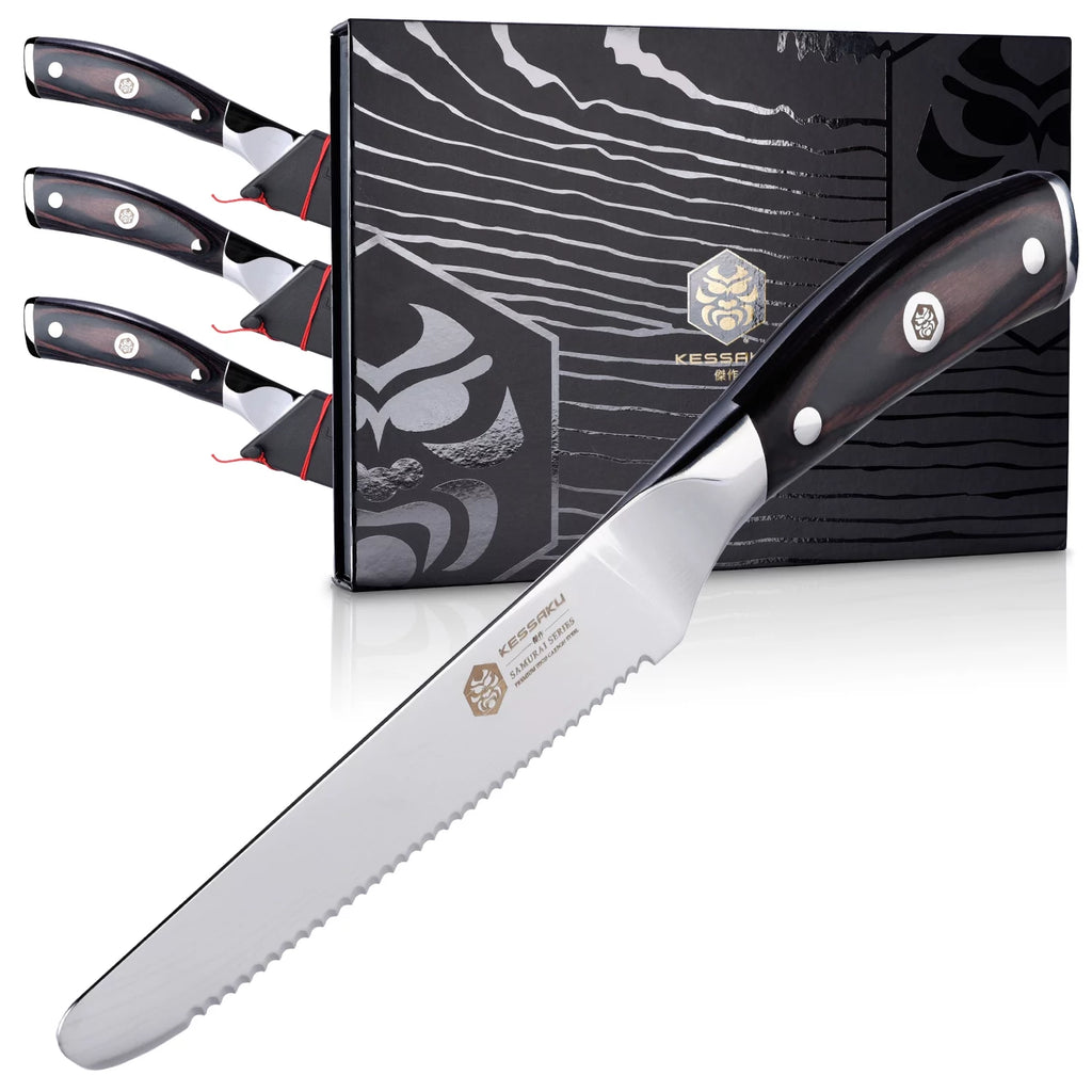 5-Inch Forged High Carbon Stainless Steel Steak Knife Set H8624