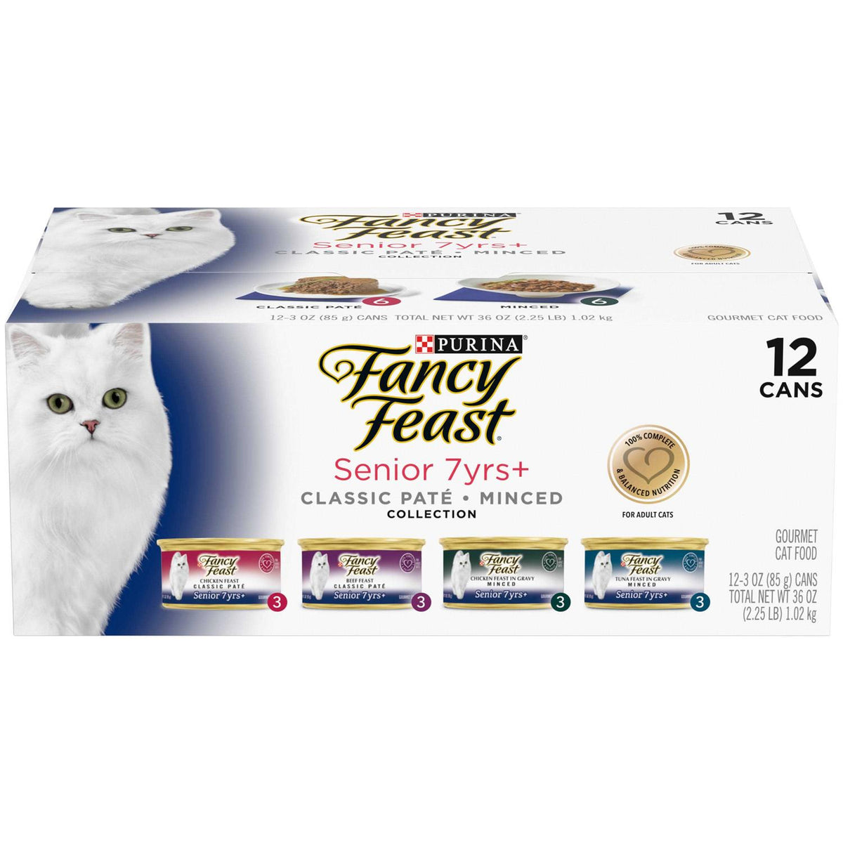 High Protein Senior Wet Cat Food Variety Pack U541