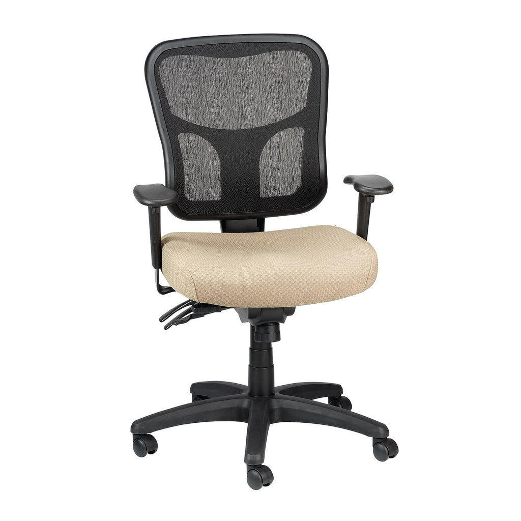 Ergonomic Mesh Mid-Back Task Chair Beige U3954