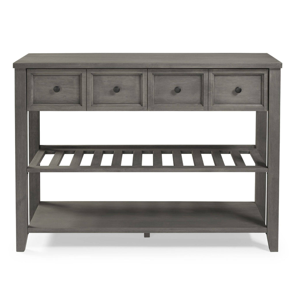 Solid Wood 2-Drawer Buffet S852