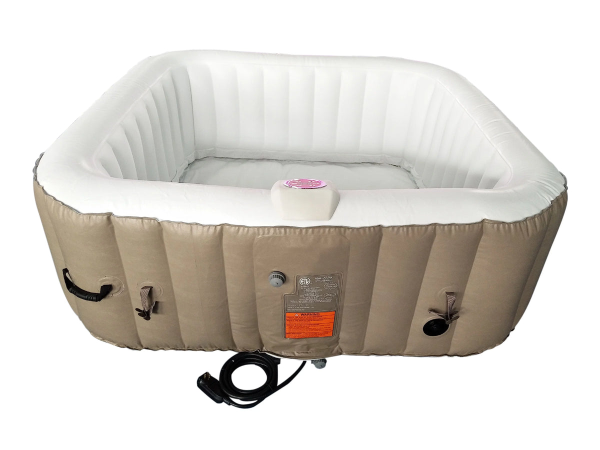 6 Person 100-130 Jet Inflatable Hot Tub Spa with Cover W1316