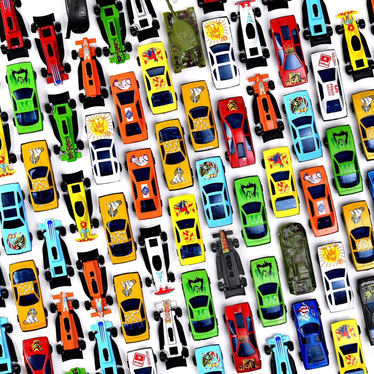 100 PC Die Cast Toy Cars T432084