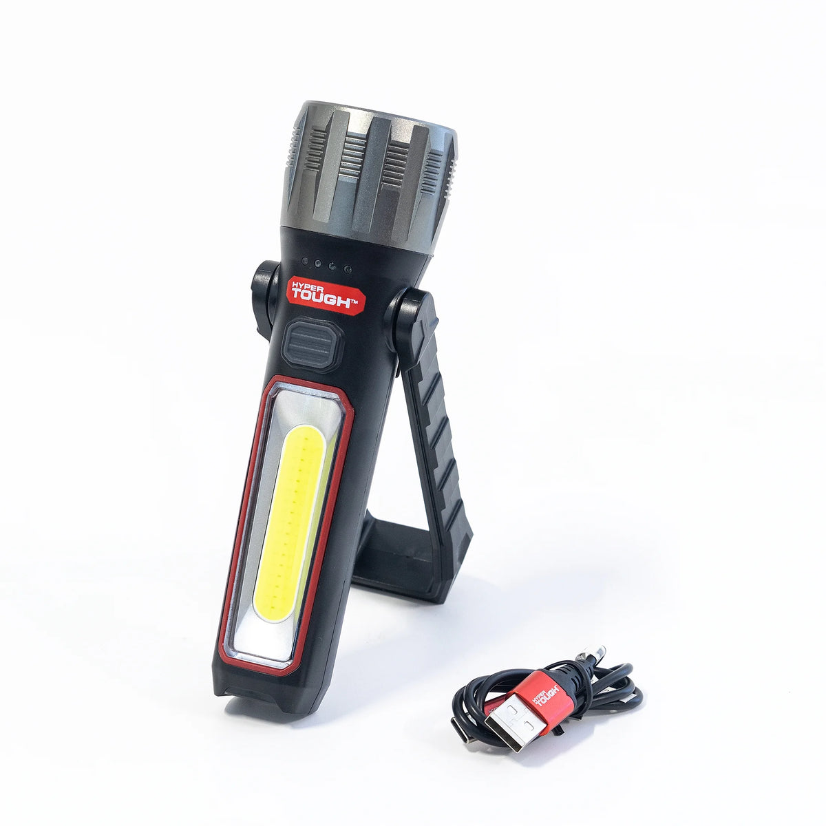 500 Lumens Portable LED Work Light with Folding Stand and Magnetic Base L605847