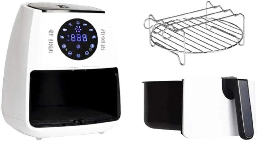 White 3.2 Quart Digital Air Fryer U2245