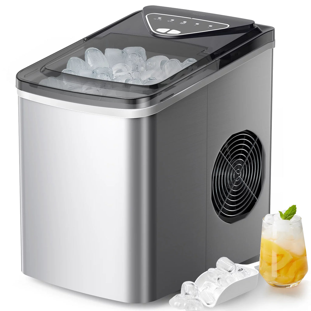 Portable Countertop Ice Maker 26lbs/24h with Scoop & Basket L227