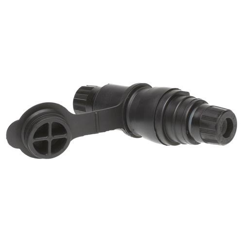 Black Locking Blade Connector, 3 Wires, 2 Poles, NEMA L6-20, 20A P388596