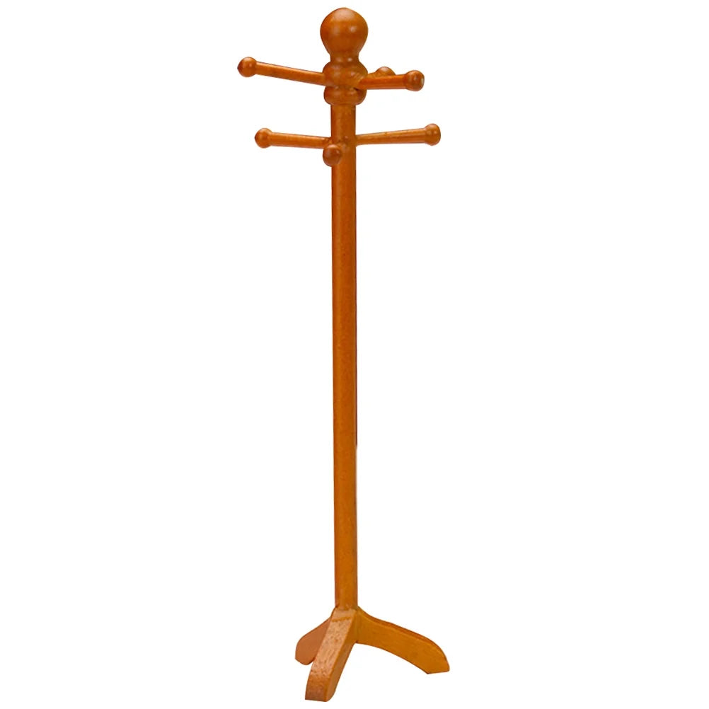 Wood Set of 5 Dollhouse Mini Rack O5939