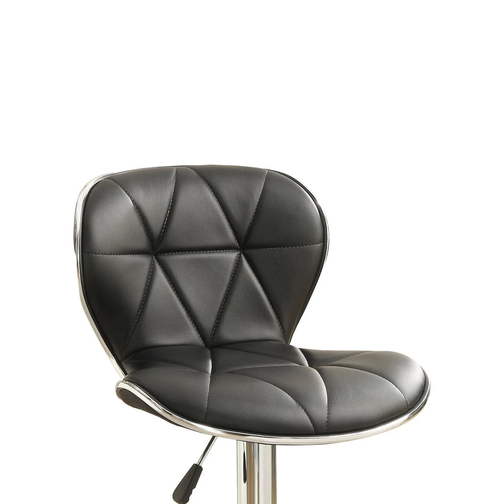 Adjustable Bar Stools Black Set of 2 O31455