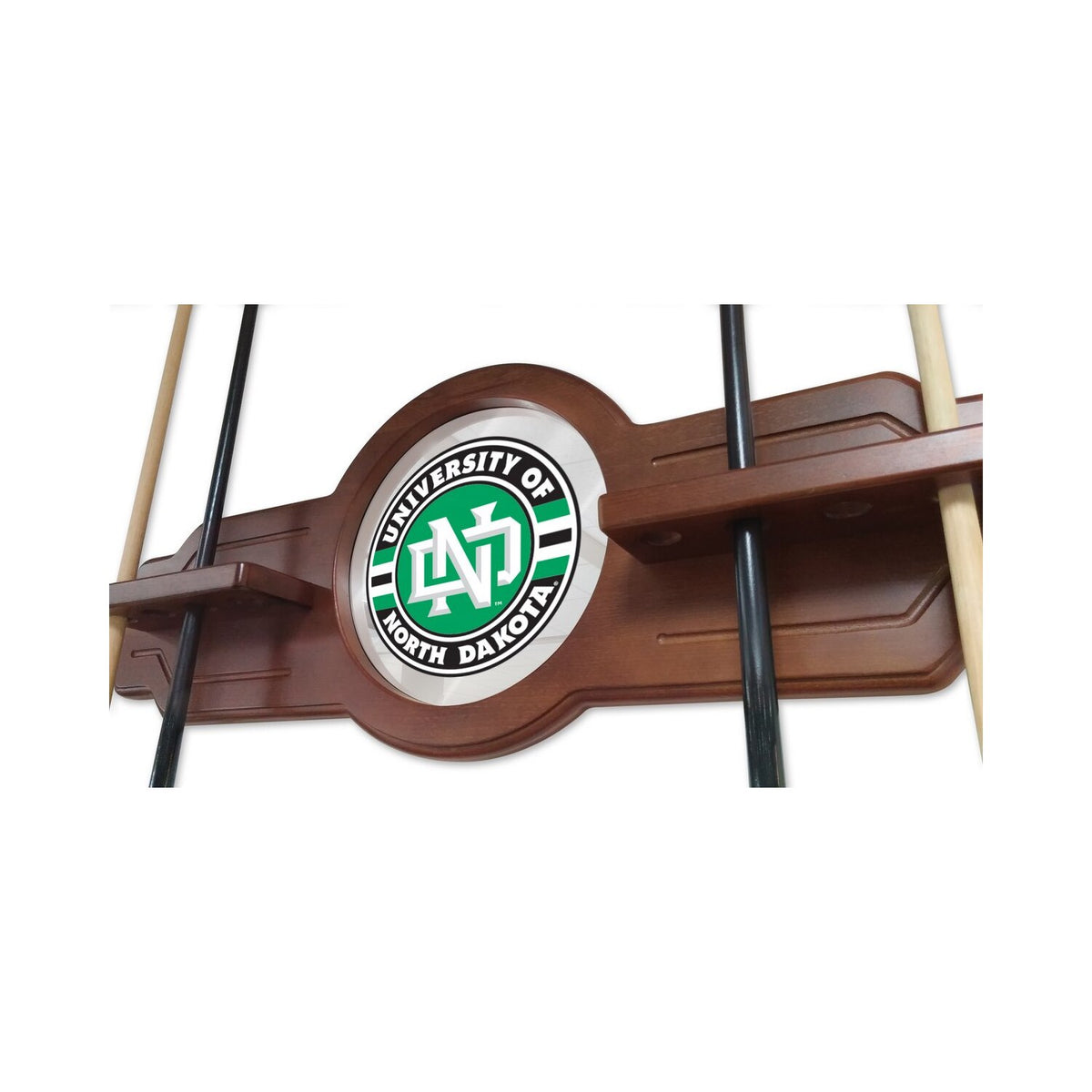 Solid Wood Cue Rack with Black Finish O48121