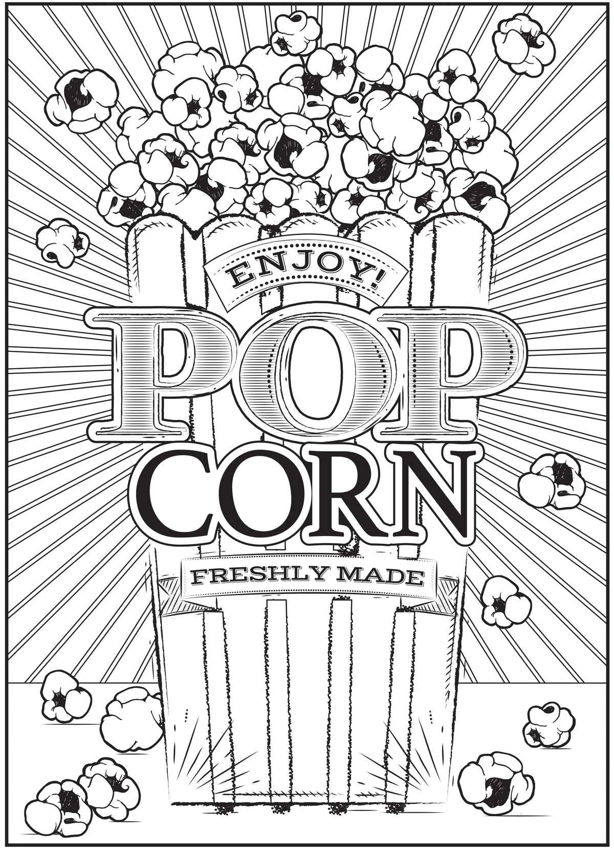 Sweet & Savory Adult Coloring Book, 64 Pages M3231