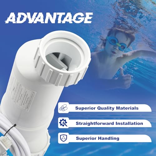 Salt Cell Water Pool Chlorinator System Replacement Up to 40K Gallon In-Ground Pool G8957