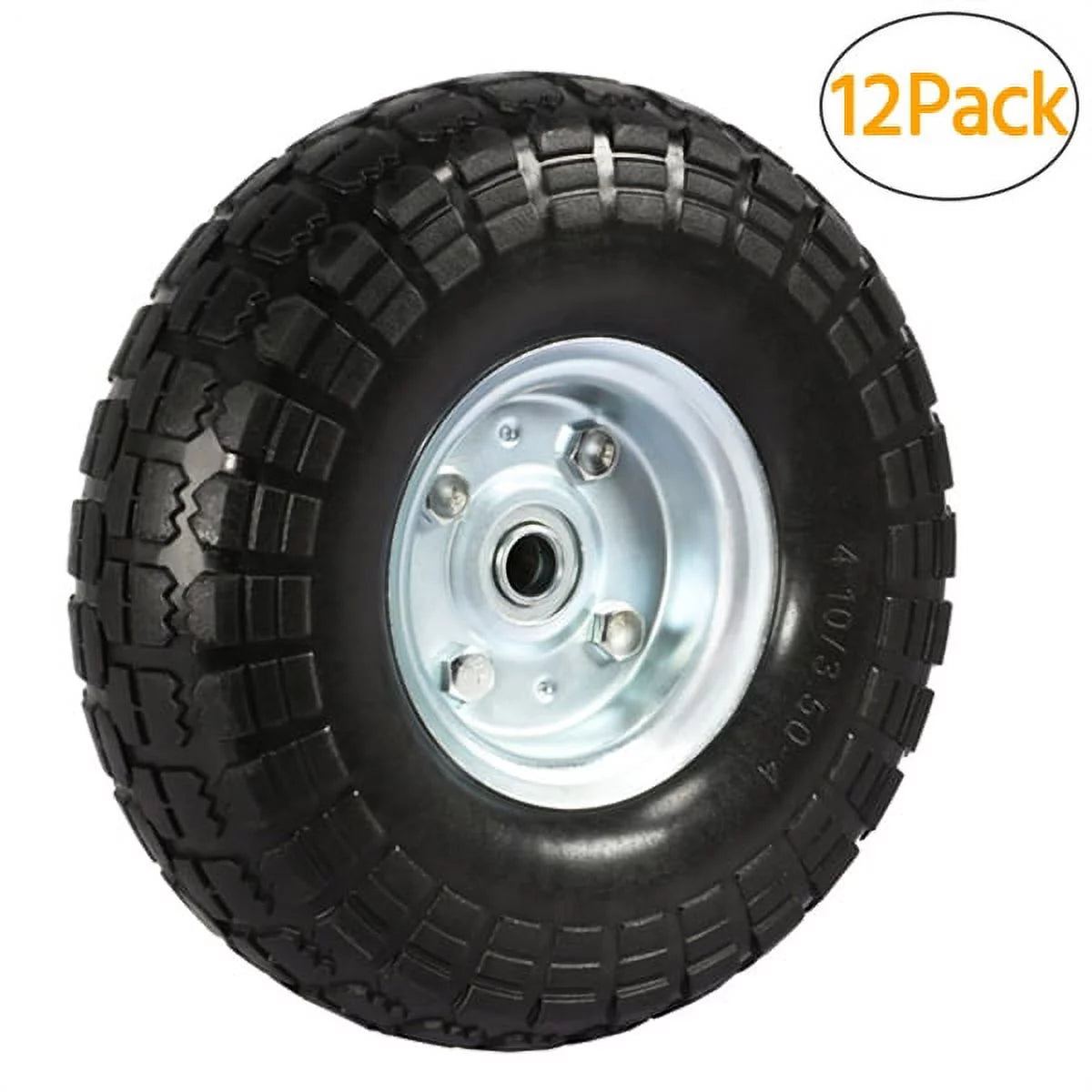 10'' Black Wheel Tire, 4 Pack X770397