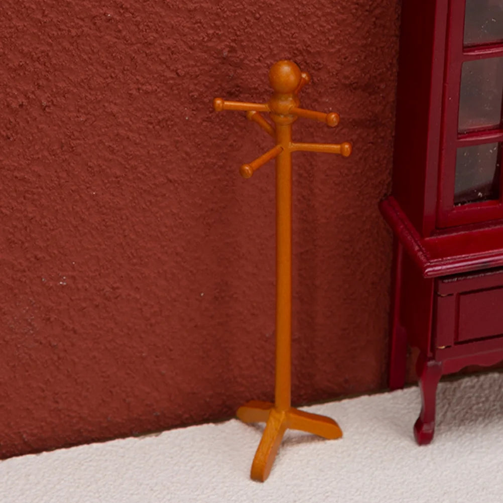 Wood Set of 5 Dollhouse Mini Rack O5939