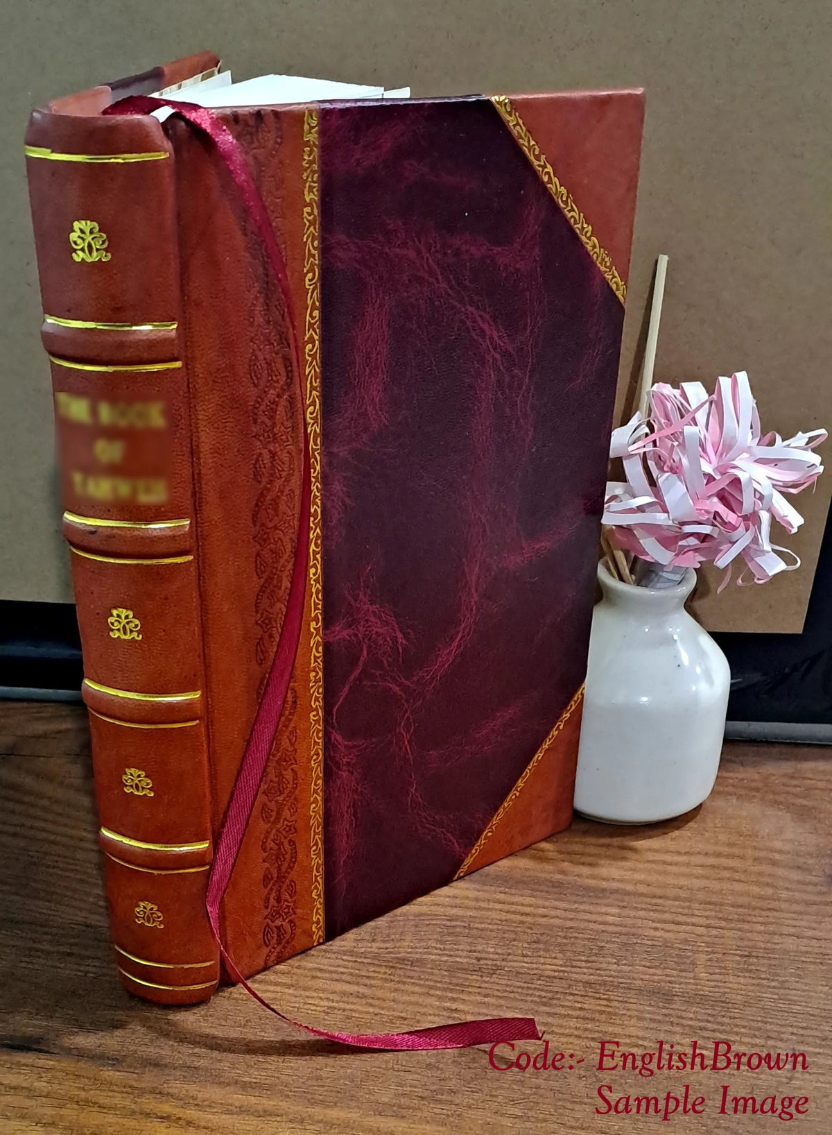Leather Bound Book W6803