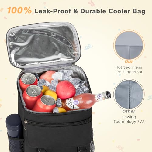 Soft Insulated Leak Proof Cooler Backpack Q2821