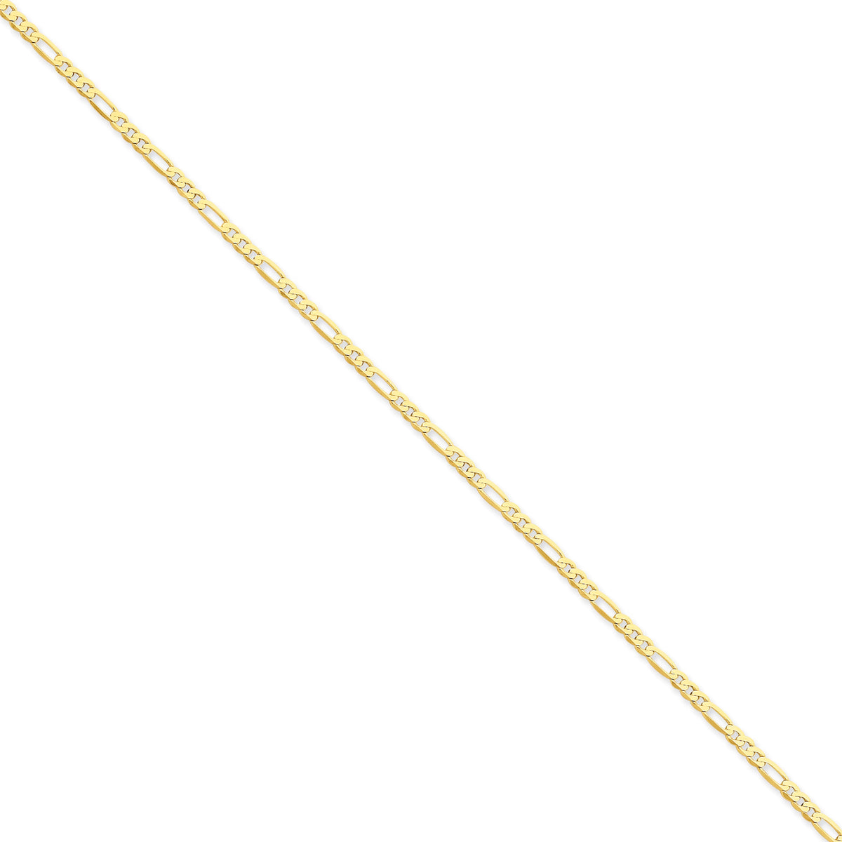14k 2.75mm Flat Figaro Chain W134436