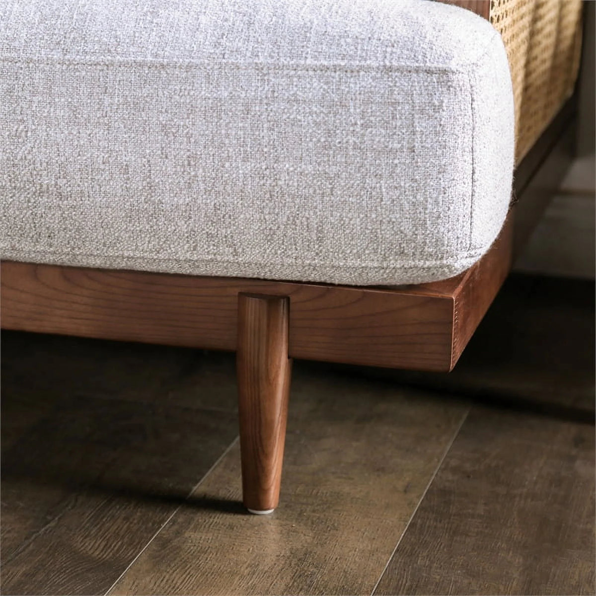 Solid Wood Sofa Set in Walnut S8569
