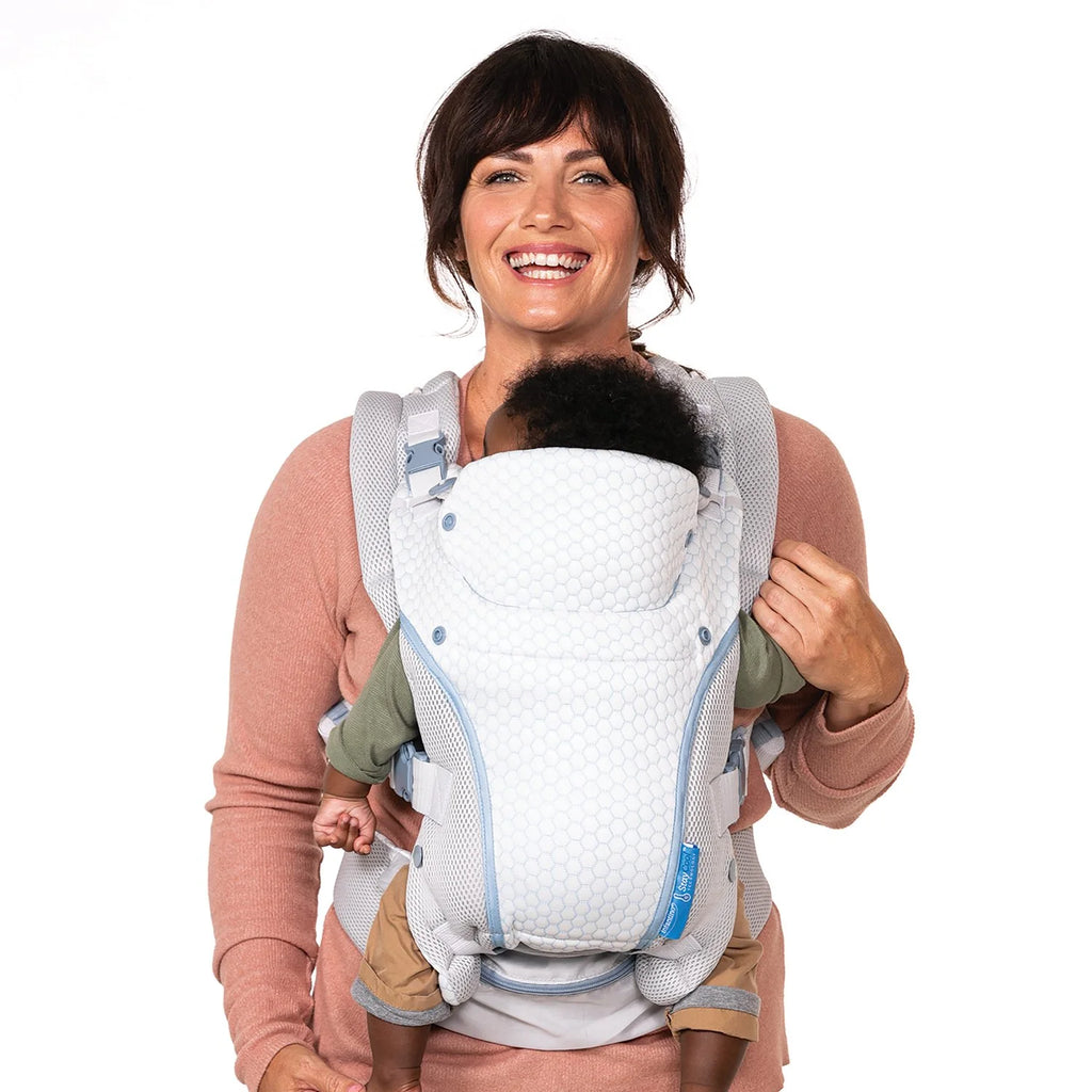 White Ergonomic Baby Carrier Z5749