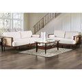 Solid Wood Sofa Set in Walnut S8569