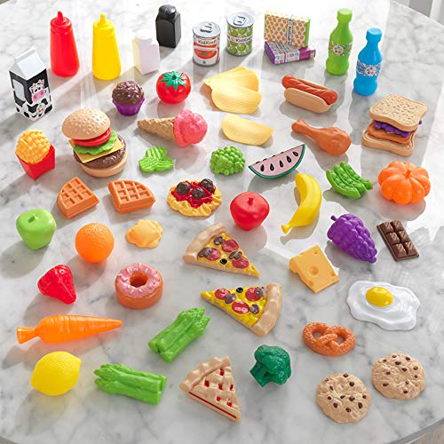 65-Piece Plastic Play Food Set N781