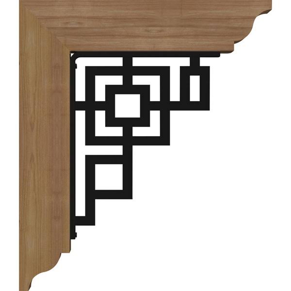 Eris Traditional Ironcrest Smooth Bracket, Western Red Cedar J18499