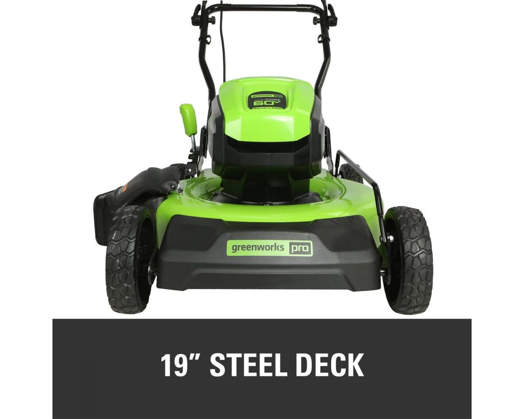 60V 19 Cordless Battery Push Lawn Mower with 5.0Ah Battery & Charger S46991
