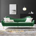 Emerald Channel Tufted Performance Velvet Sofa F3470
