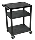 34H A/V Cart with Three Shelves M496