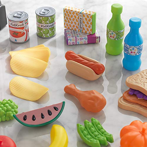65-Piece Plastic Play Food Set N781