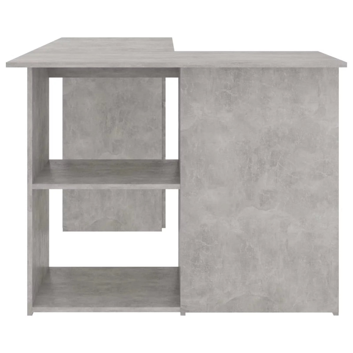 Corner Desk Concrete Gray Chipboard T218532