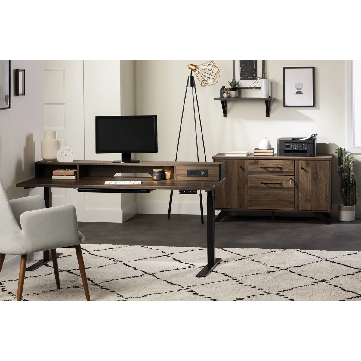 2-Drawer Credenza with Doors R4833
