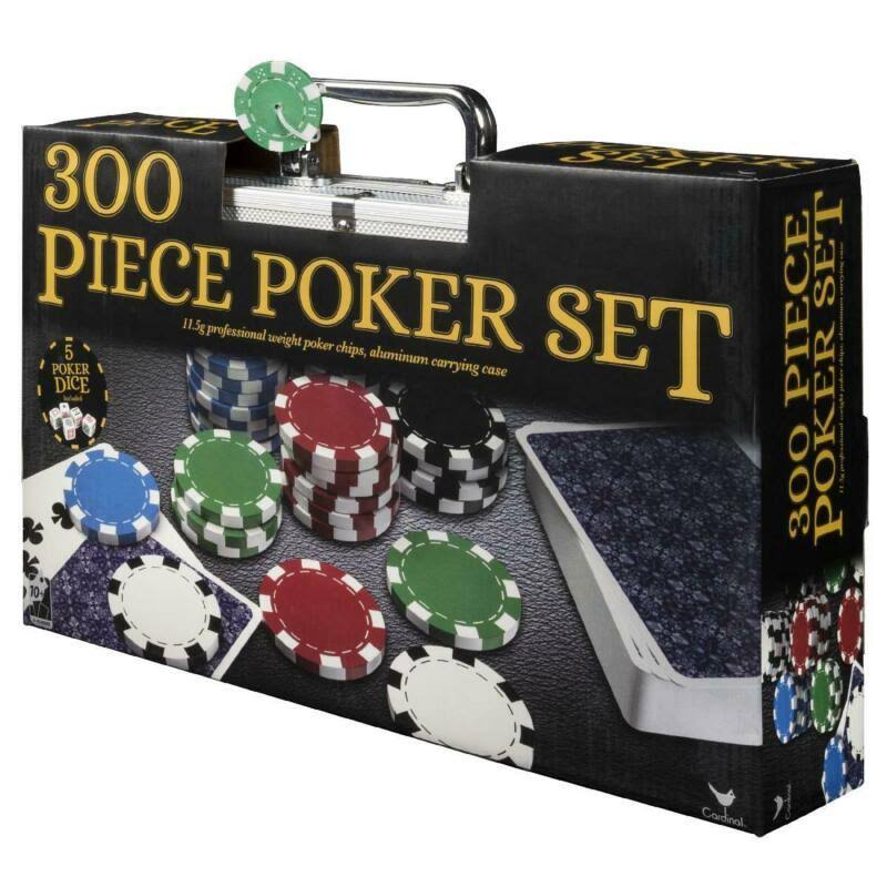 300-Piece Poker Set in Aluminum Carry Case K917