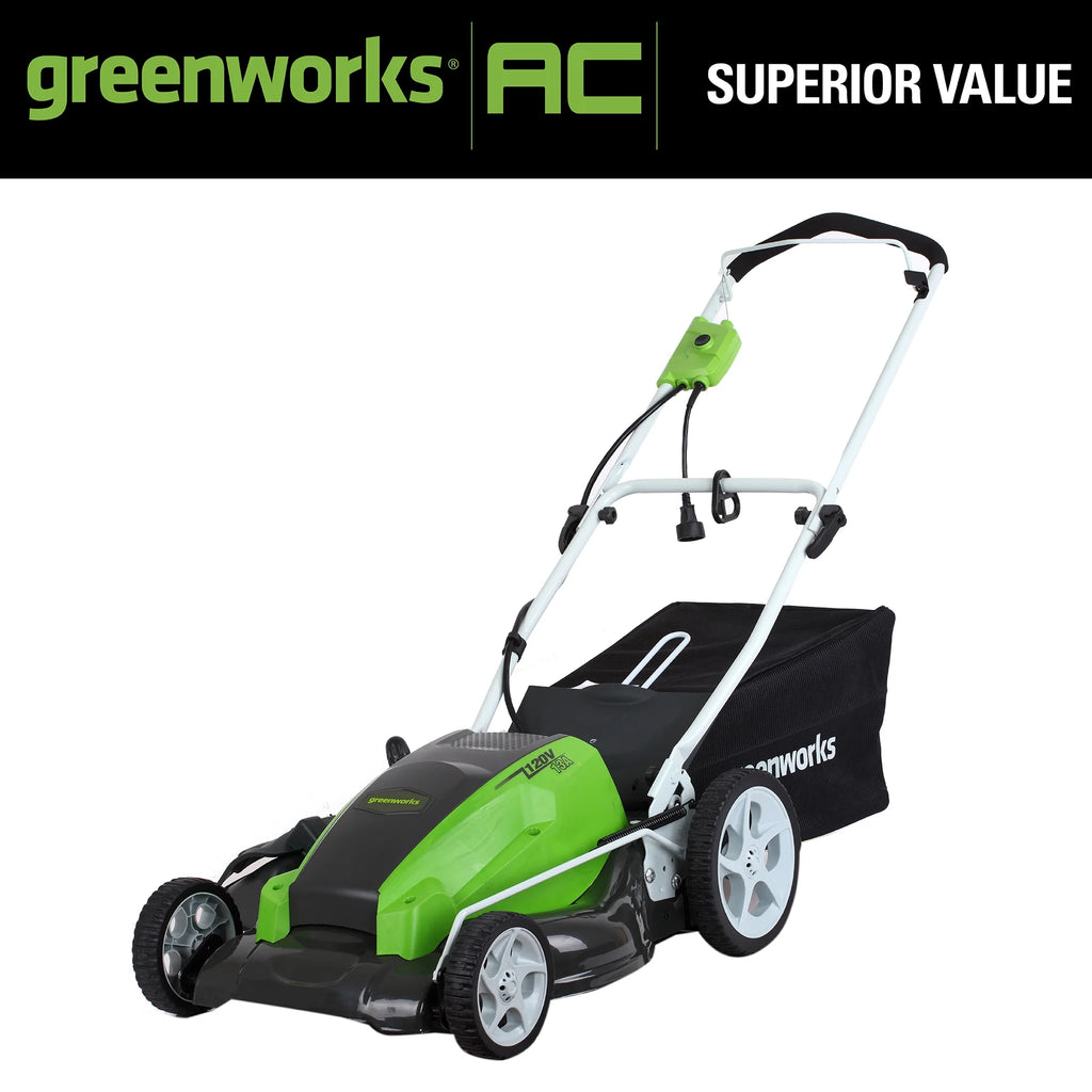 21 Amp Corded Electric Walk-Behind Push Lawn Mower O5546