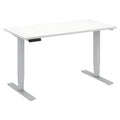White Height Adjustable Standing Desk D549