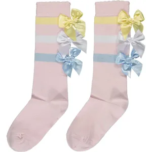 A DEE - Viola Tennis Club Knee High Socks - Pink