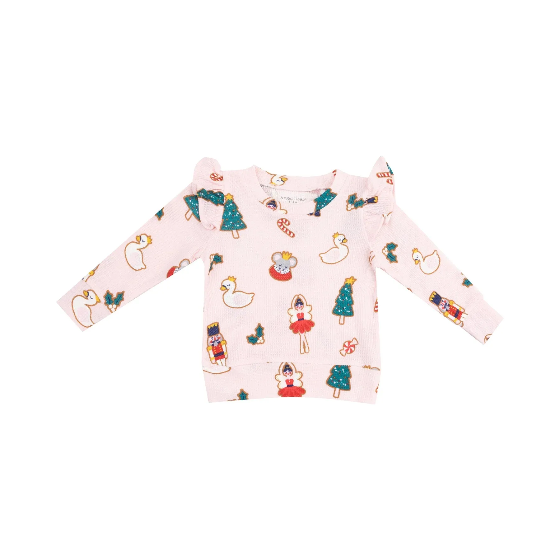 Angel Dear Holiday Ruffle Sweatshirt