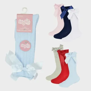 Baby Girls Cable Knit Socks