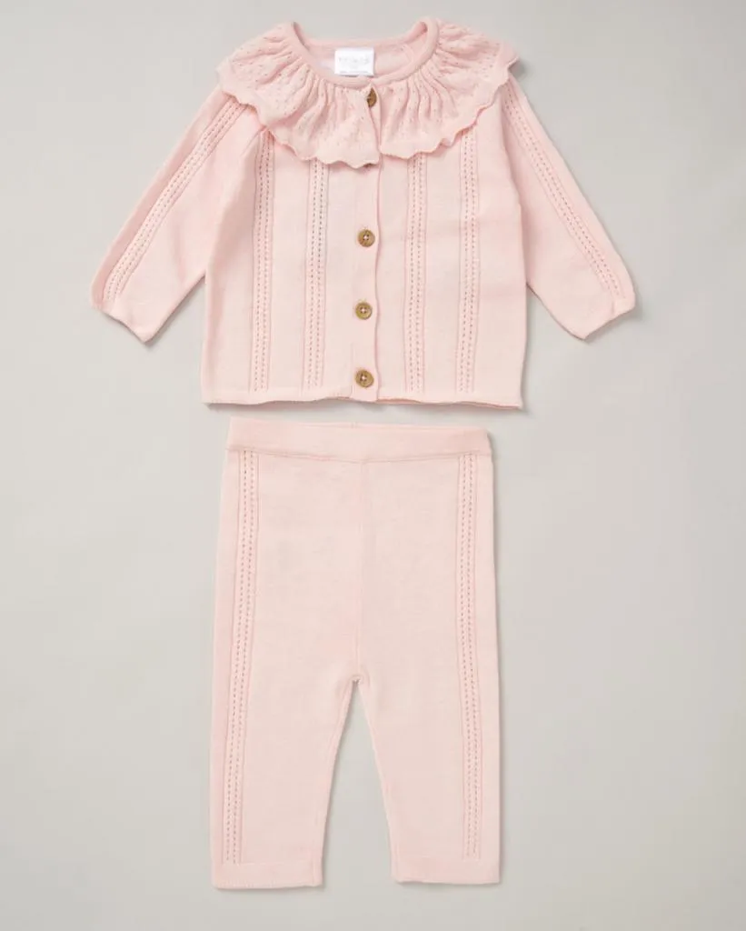 Baby Girls Knitted 2 Piece Outfit