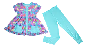 Birdie Bean Easter Jellybeans Julie Print Girls Birdie Peplum Set