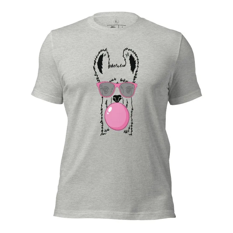 Bubble Gum Poppin Llama T-shirt