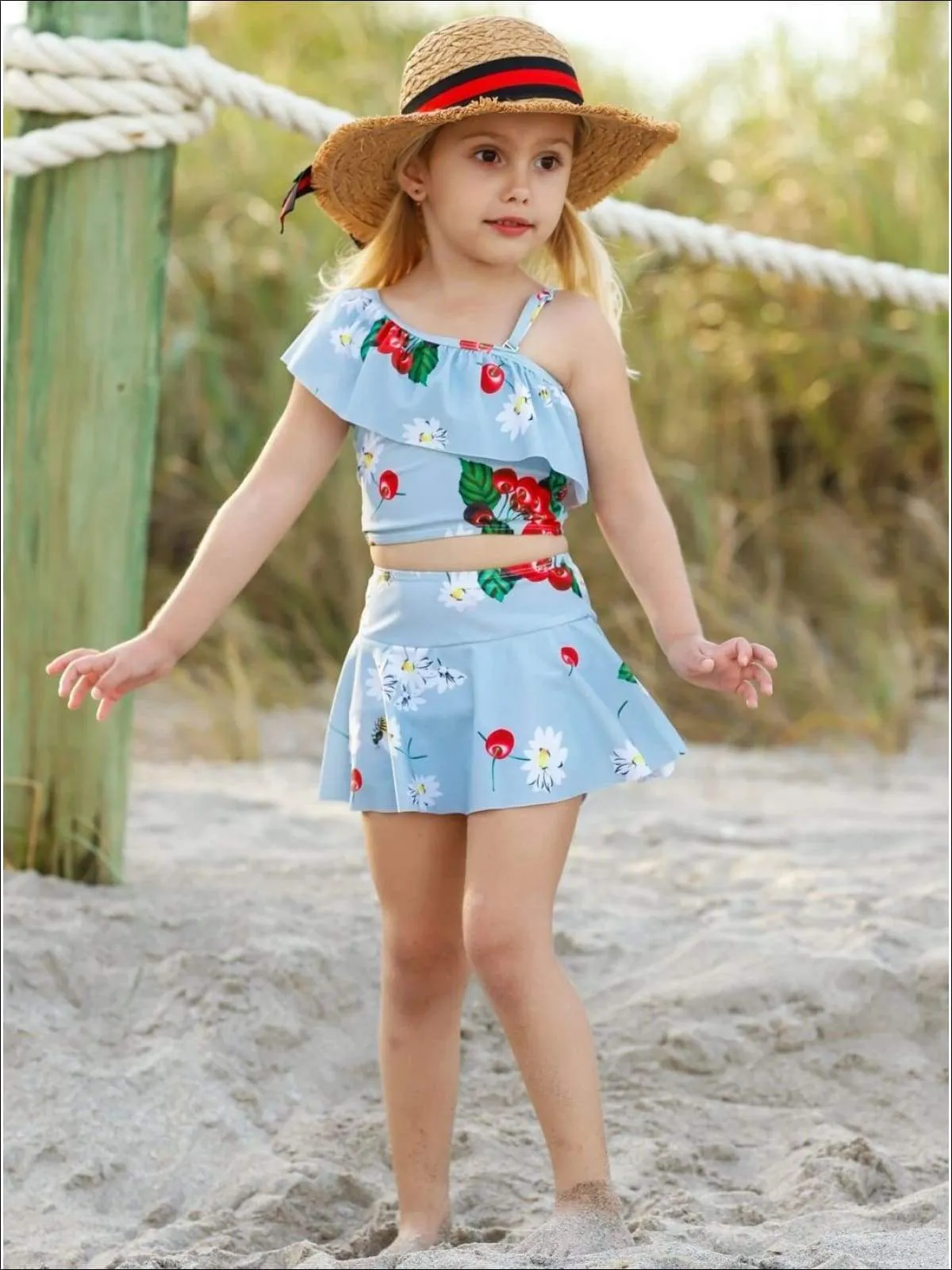 Cherry Chillin Cutie Two Piece Swimsuit